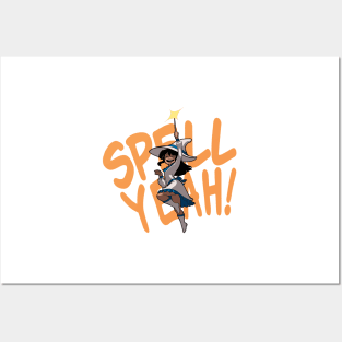 Spell Yeah Cute Witch Posters and Art